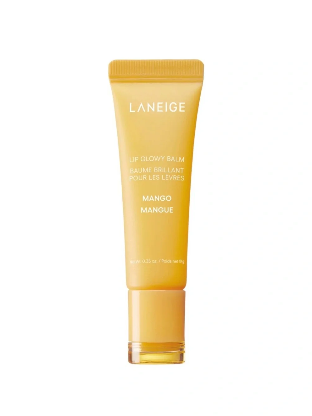 LANEIGE Lip Glowy Balm- Lightweight Hydration Lip Treatment w Shea Butter Mango